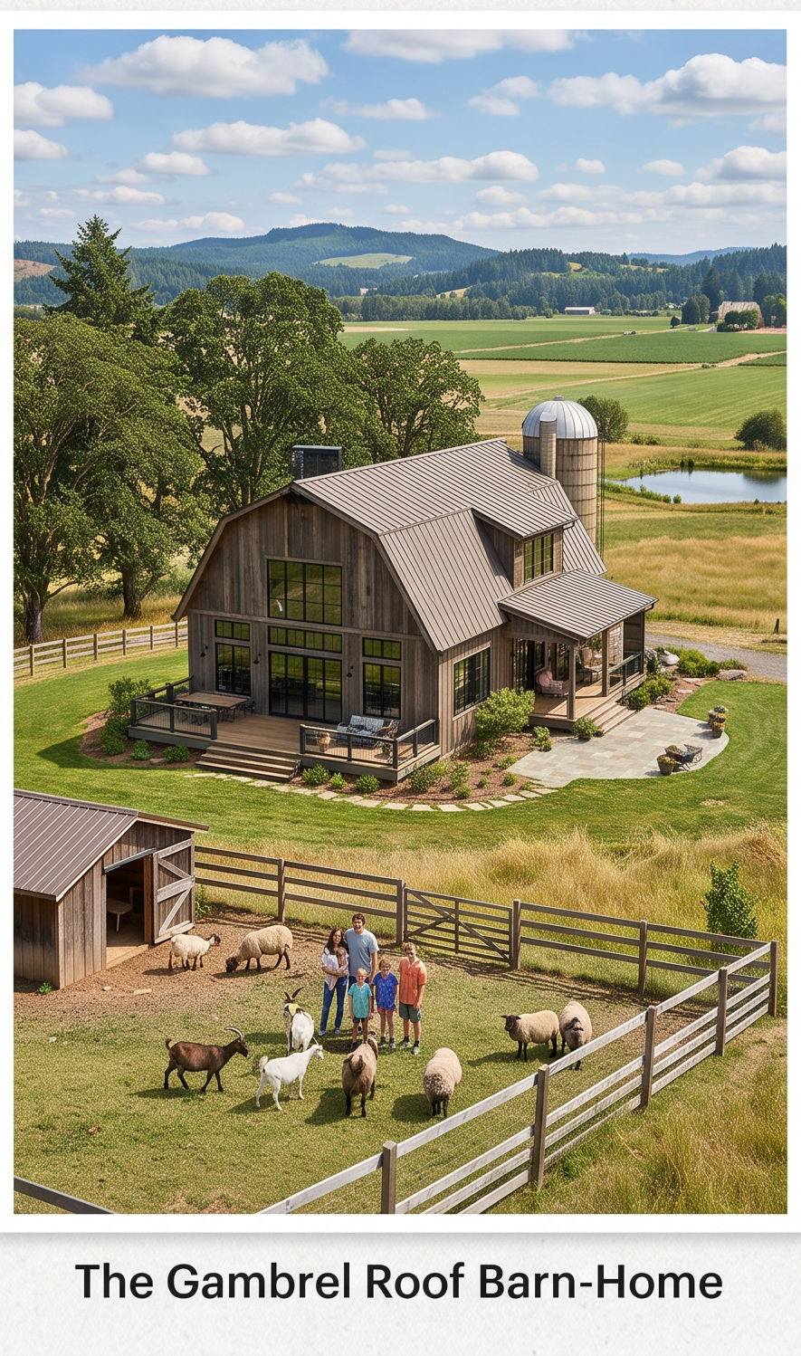 The Gambrel Roof Barn-Home
